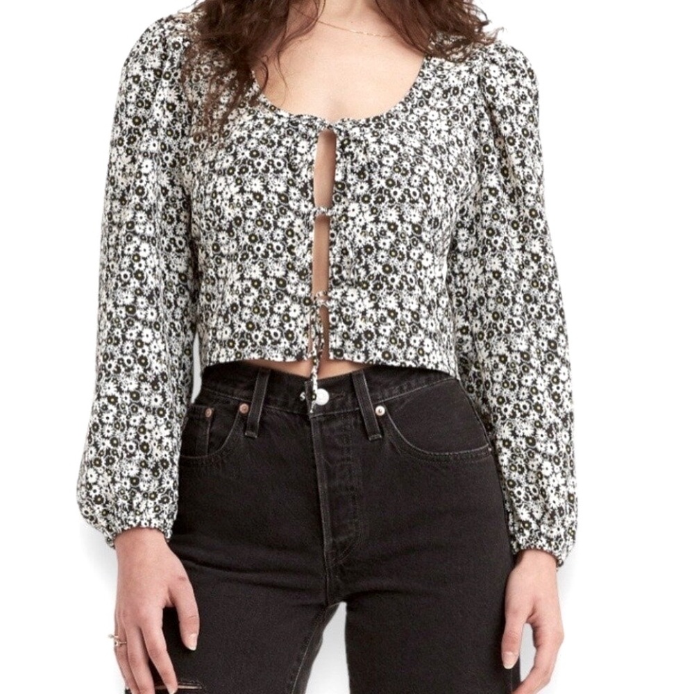 Levi’s Floral Blouse Sz XL